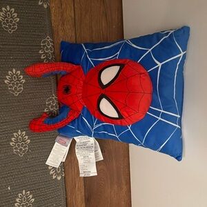 Marvel Spider-Man Kids Pillow - Red and Blue